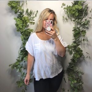 Gorgeous light pink pocket shirt from Anthro